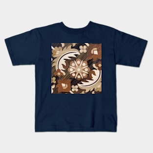 wood mosaic Kids T-Shirt